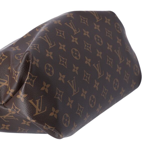 Louis Vuitton Flower Tote MM Monogram Shoulder Bag M44347 Black Brown - Picture 6 of 7